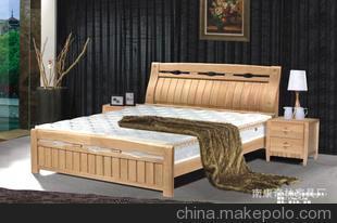 奇林家具 901#现代卧室高档实木床 休闲床 厂家直销图片,奇林家具 901#现代卧室高档实木床 休闲床 厂家直销图片大全,南康奇林家具厂-