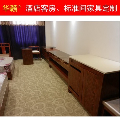 实木床 中式高箱储物双人床 婚庆酒店用床 免物流2811#套餐更优惠