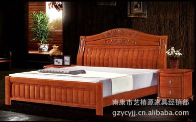 精品1.8 1.5米橡木床 809款双人实木床 泰国进口橡木 厂家批发图片,精品1.8 1.5米橡木床 809款双人实木床 泰国进口橡木 厂家批发图片大全,南康市艺椿源家具经销部-
