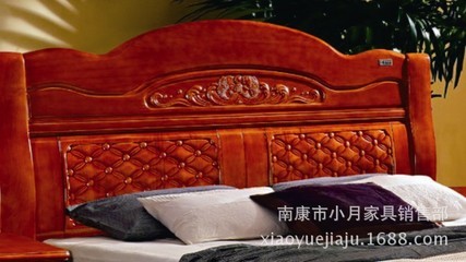 【热销 大款实木床 厚实雕花1.8m米床 浪漫宫庭双人床 1件起批 905】价格,厂家,图片,床类,南康市小月家具销售部-