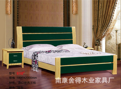 热销特价实木床 1.8米双人床选购指南与南康舍得木业产品解析