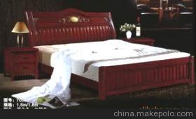 南康官生家具705#白杨木双人床 优质实木床批发与网上订购指南