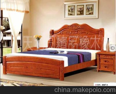 南康实木床 供应8833橡木床及南康床图片大全——南康市天利圆家具厂